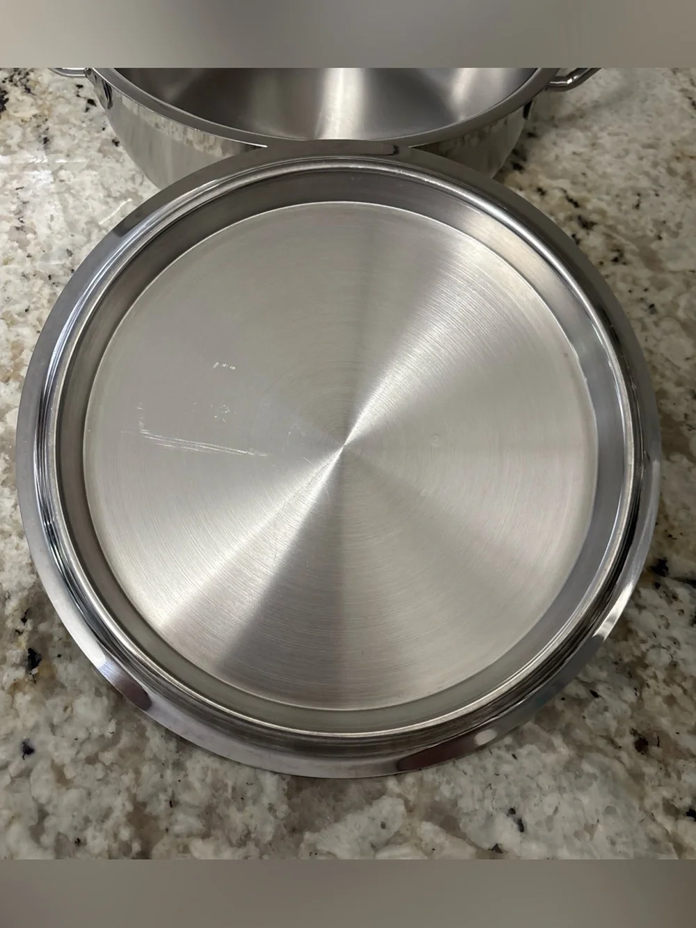 Dutch Oven Pan Silga Design 18/10 TEKNIKA Milano Italy Stainless Steel  07/19
